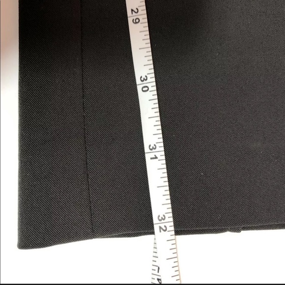 Vera Wang Black Slim Straight Pants 10 - Picture 8 of 9